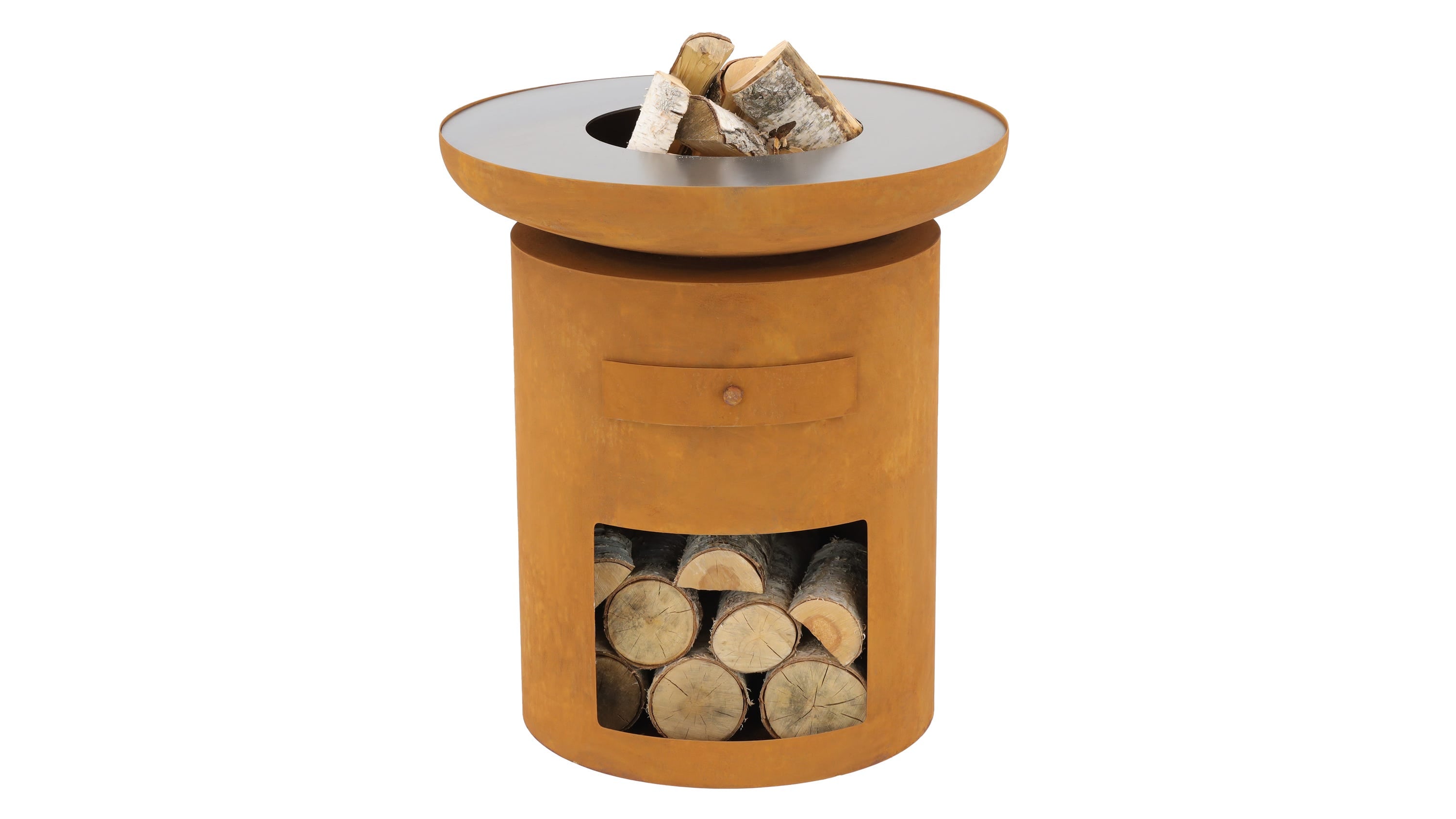 Barbecue brasero plancha 80 cm Sioux oxydé