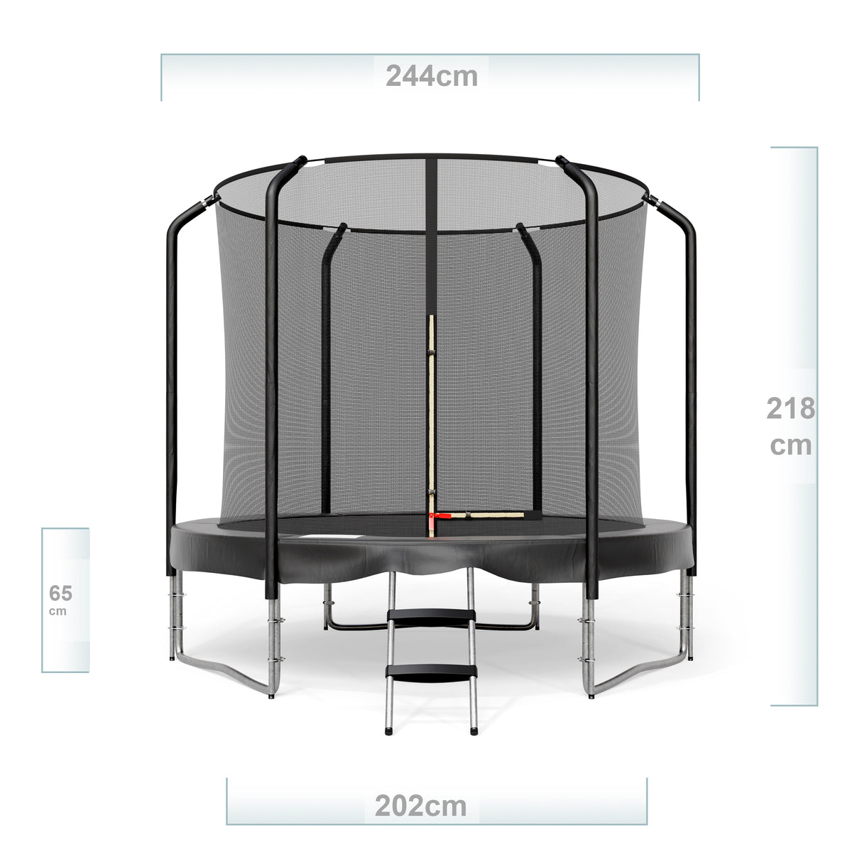 Trampoline Semi-Pro 8FT-244cm Noir