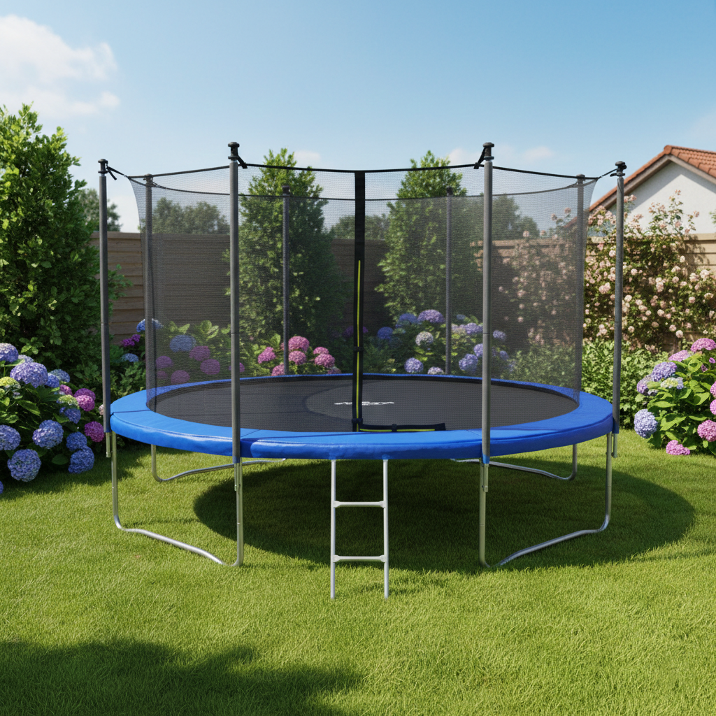 Trampoline Jump4Fun 12FT - 366cm - Bleu
