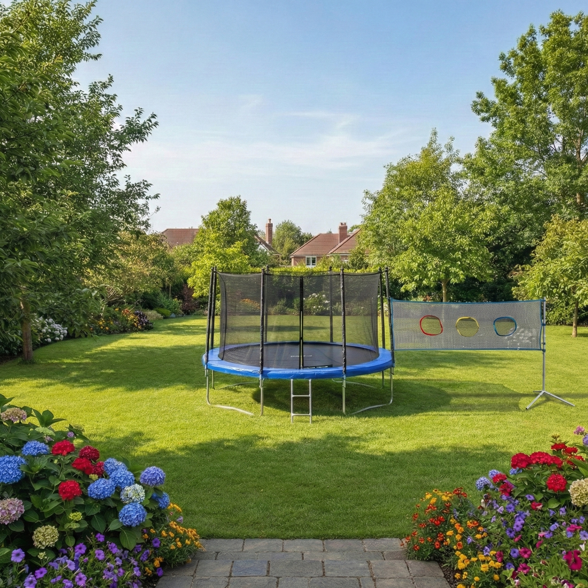 Filet multi jeux pour trampoline