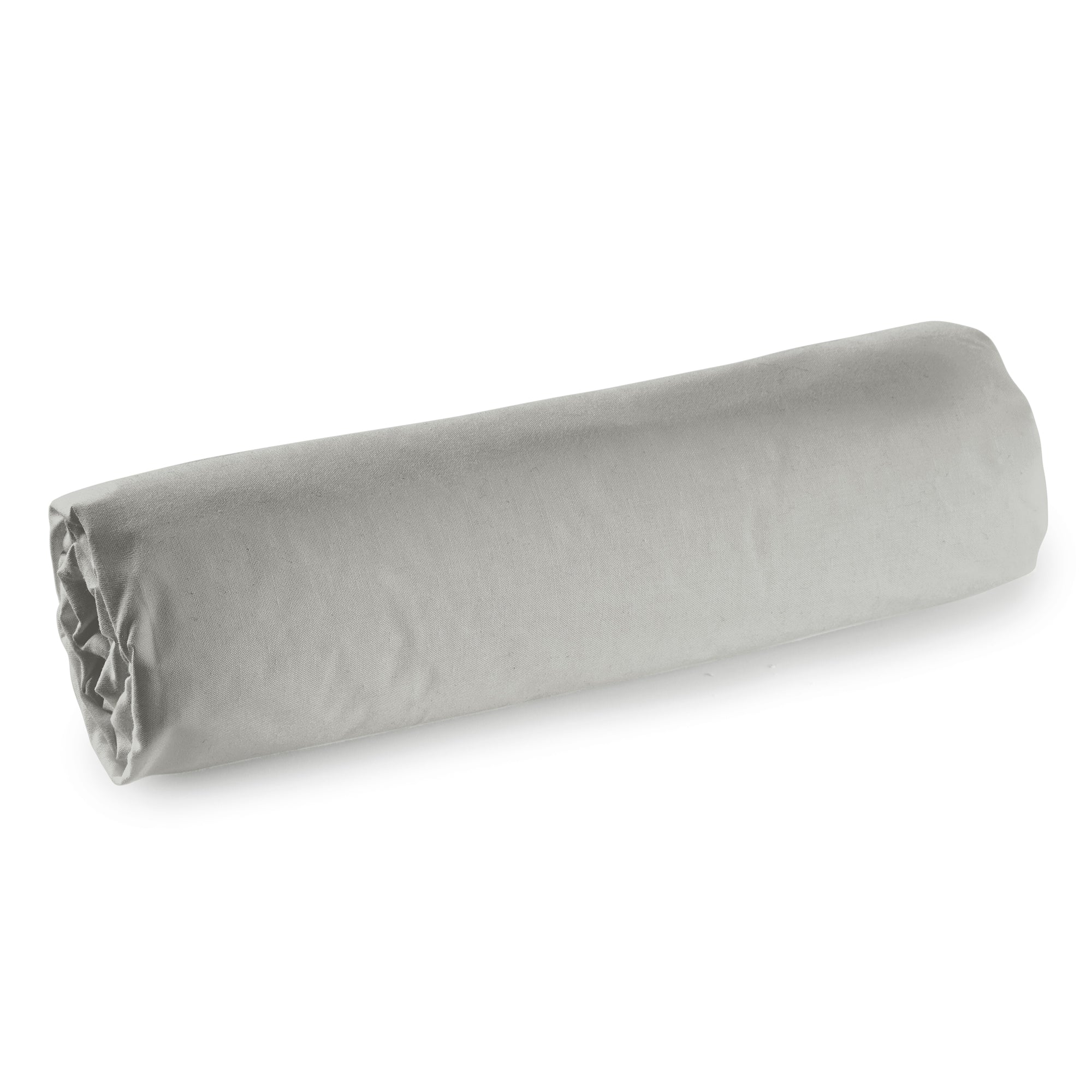 Drap housse Percale 90 x 190 cm Pur Coton Peigné Longues Fibres 80 Fils/cm² Perle