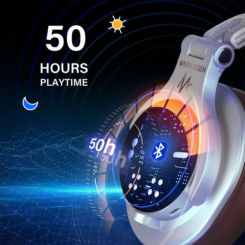 Casque Bluetooth H6 – Son haute fidélité & 72 h d'autonomie - marron