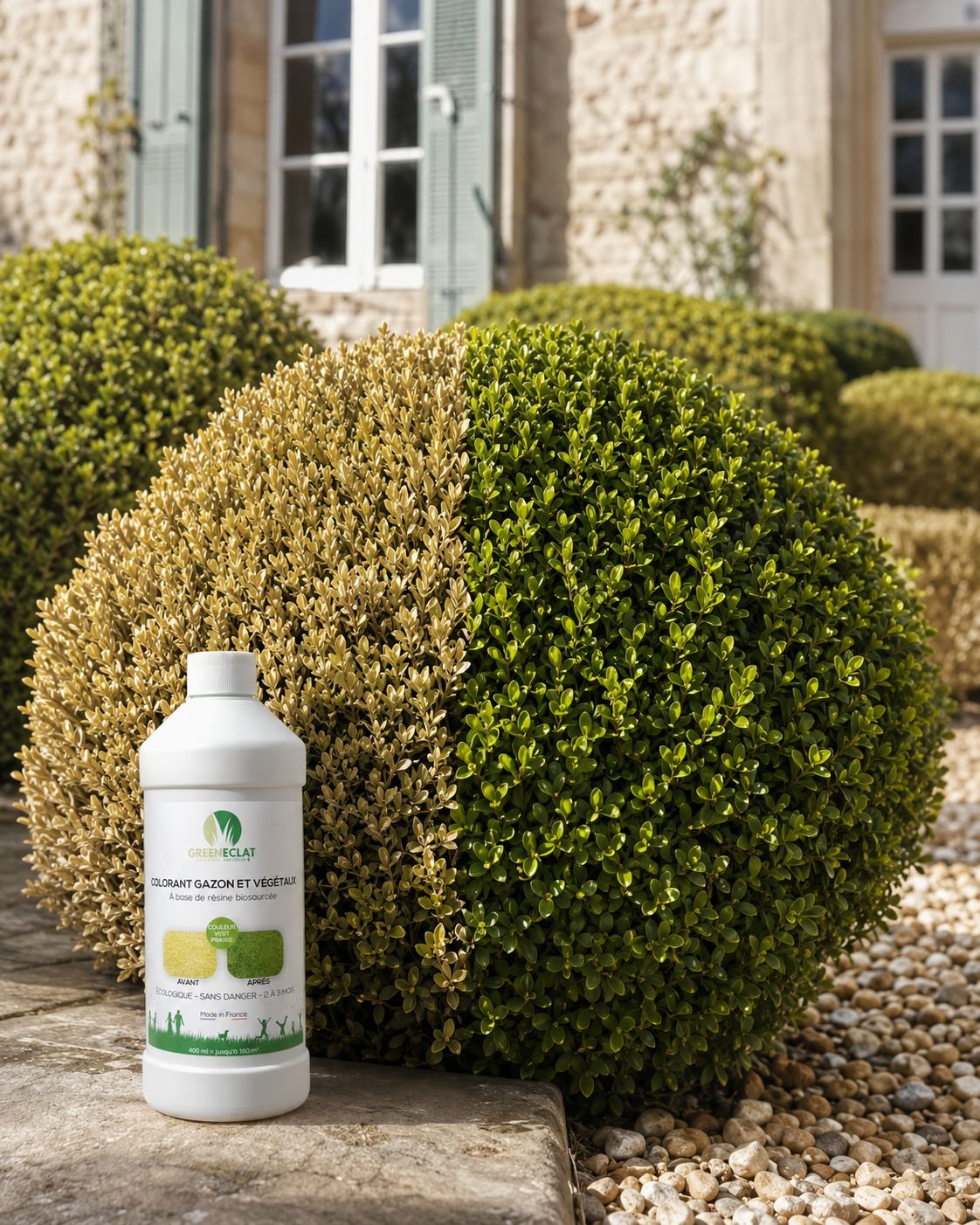 Colorant naturel pour gazon & végétaux concentré - résultat immédiat - vert forêt - 400ml