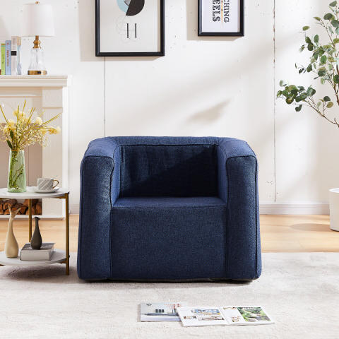 Fauteuil gonflable Terracotta - Intérieur et extérieur - Couleur Bleu