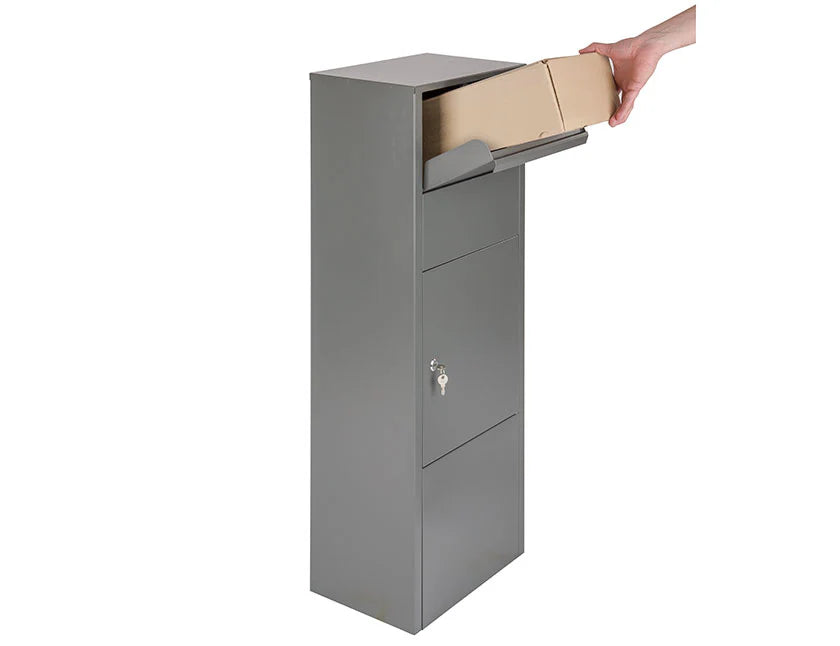 Boîte aux lettres pour paquets Hannovre grise mat