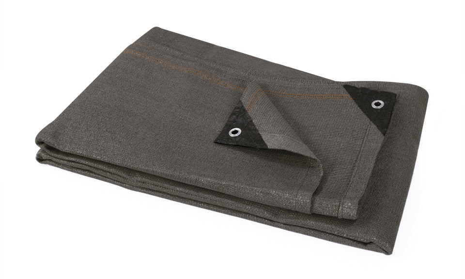 Brise vue occultant 1.5x10 m 300 gr/m² gris