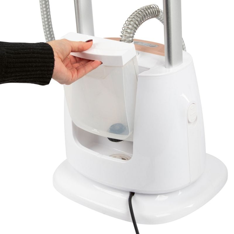 Defroisseur vapeur avec support Blanc