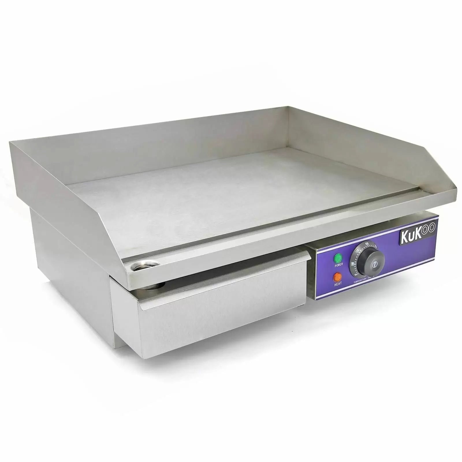 Kukoo plancha acier inoxydable de 50 cm