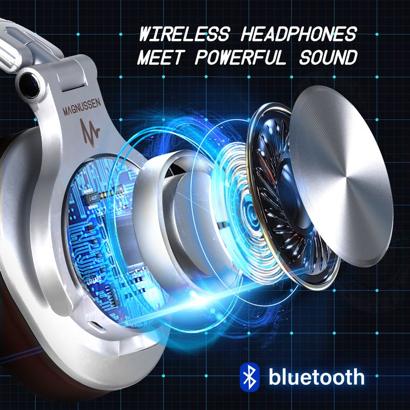 Casque Bluetooth H6 – Son haute fidélité & 72 h d'autonomie - marron