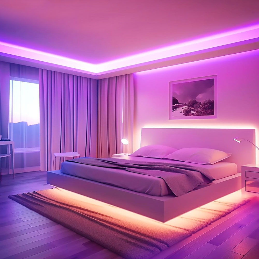 Ruban LED adhésif 5 mètres – 16 couleurs, 5 modes et télécommande