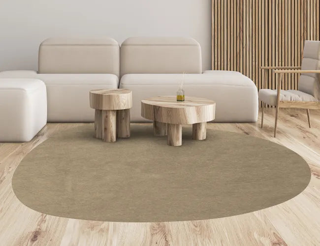 Tapis vinyle - Couleur taupe