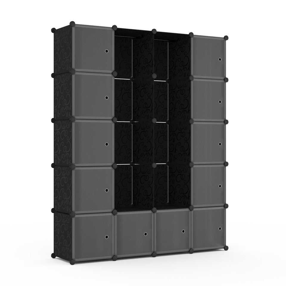 Armoire de rangement multifonction 16 cubes