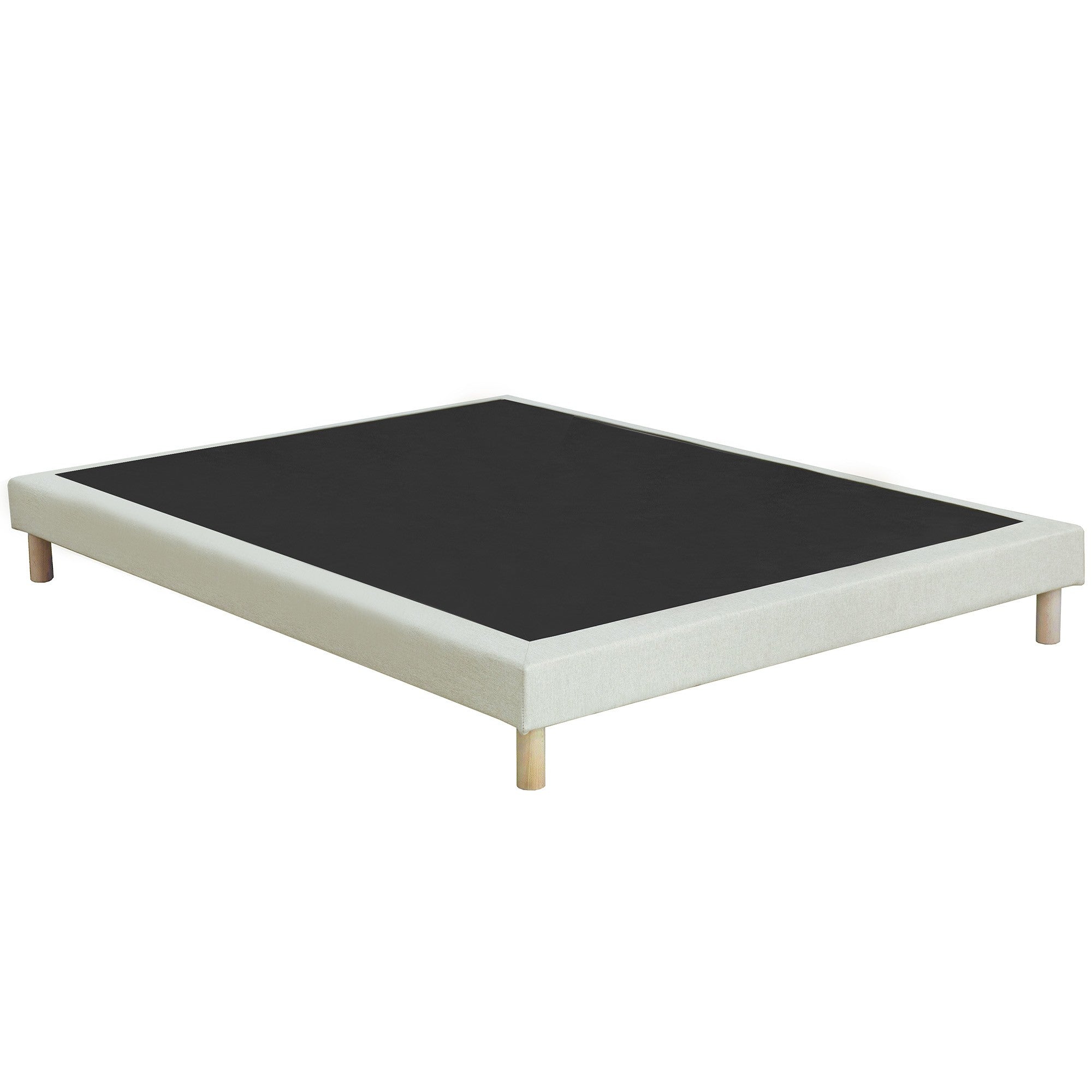 Pack literie complet ASTRE : matelas 20 cm, sommier Beige, couette et oreillers, made in France