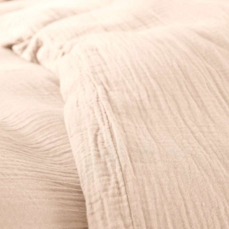 Pack 3 pièces Parure de Draps - Dh 90 Gaze de Coton Naturel