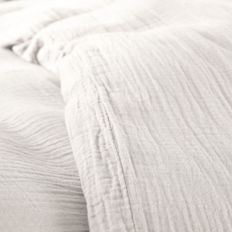 Pack 3 pièces Parure de Draps - Dh 90 Gaze de Coton Neige