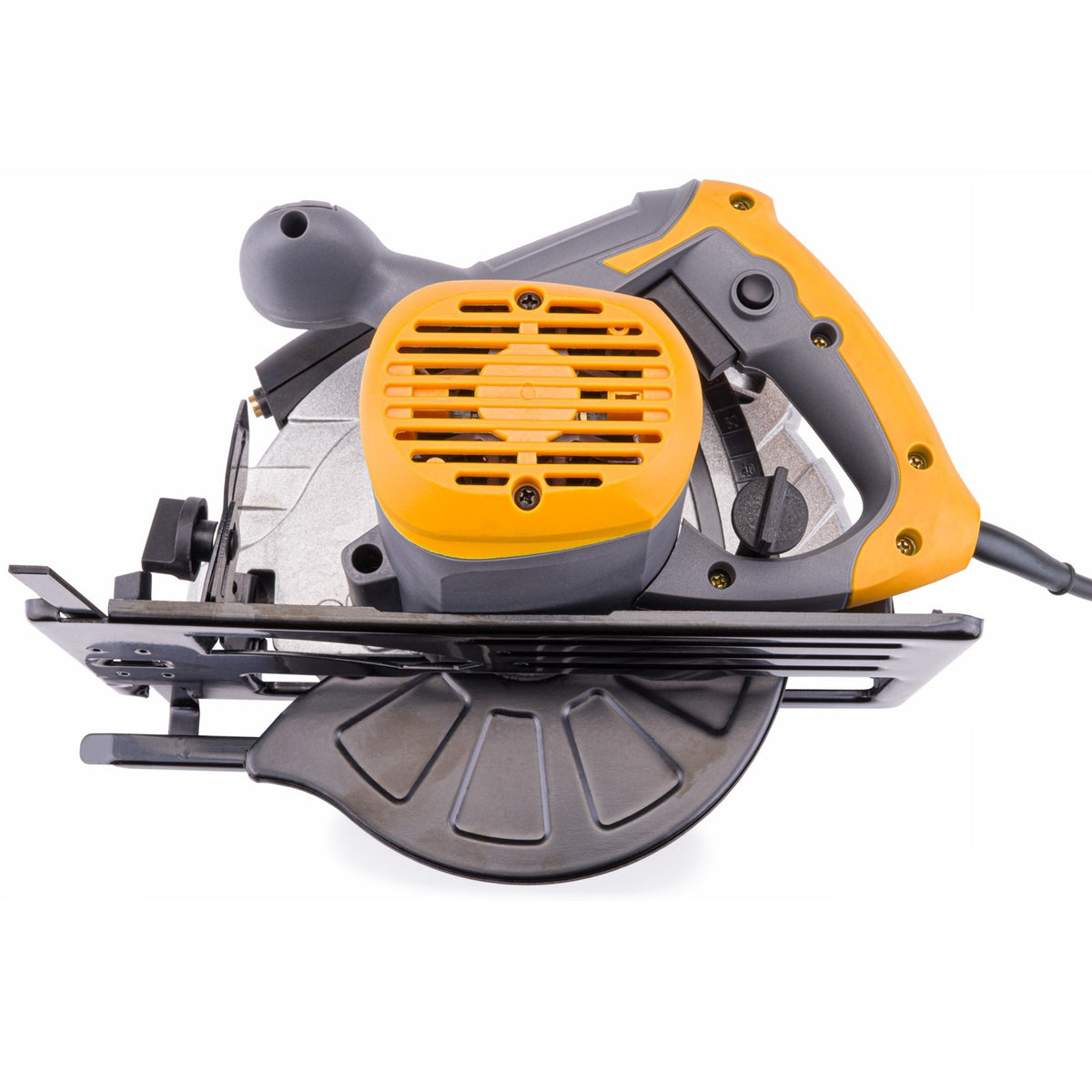 Scie circulaire à bois avec laser 2250 W 2 disques 185 mm 24/40 dents