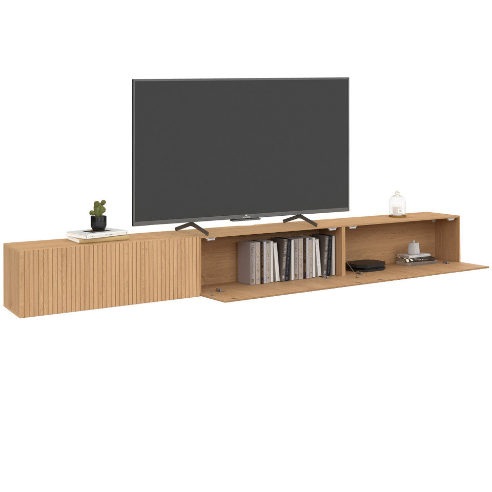 Meuble TV suspendu Albane 270cm