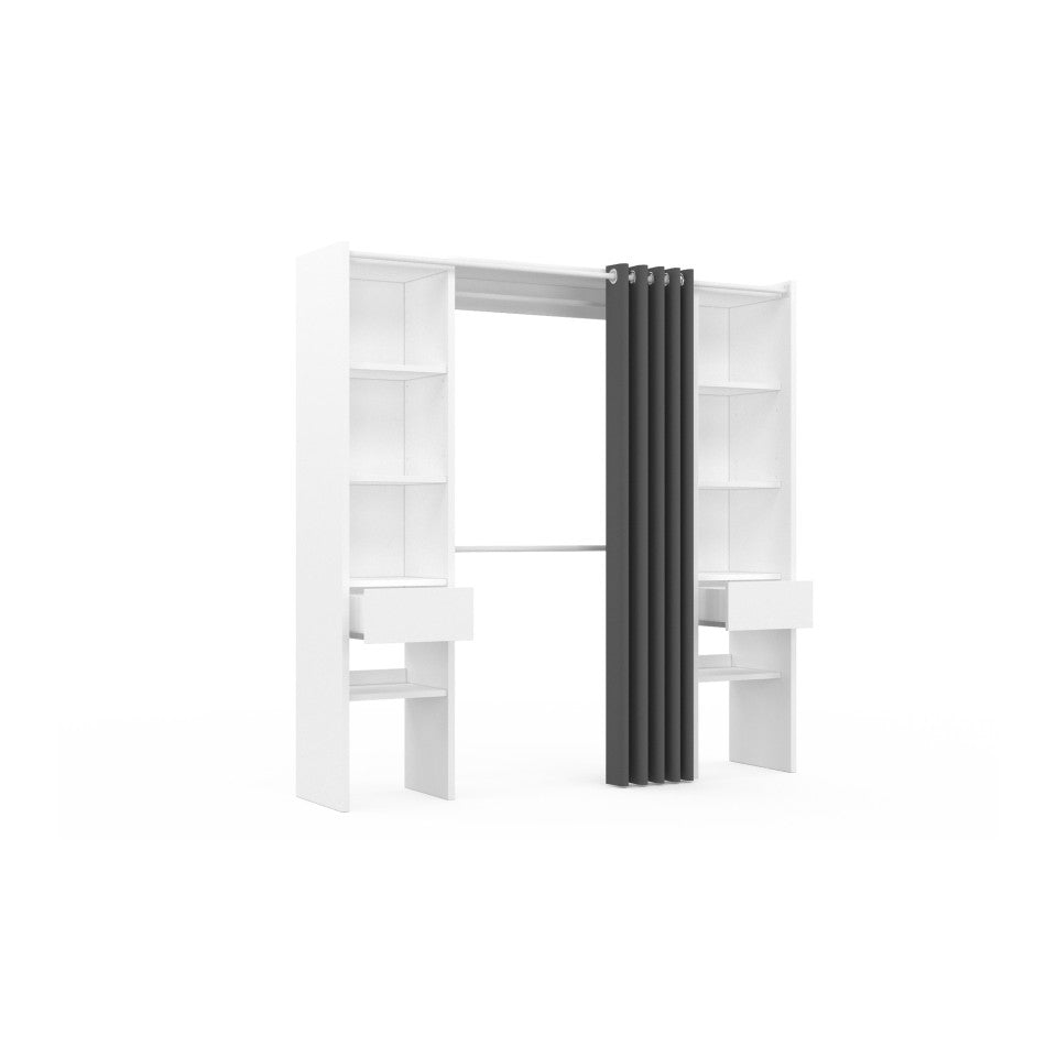 Dressing Aline extensible 120-170cm blanc