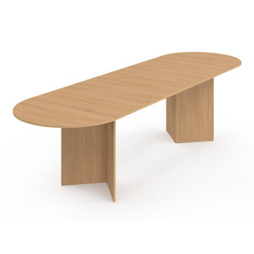 Table à manger extensible Gabin 200-300cm effet hêtre