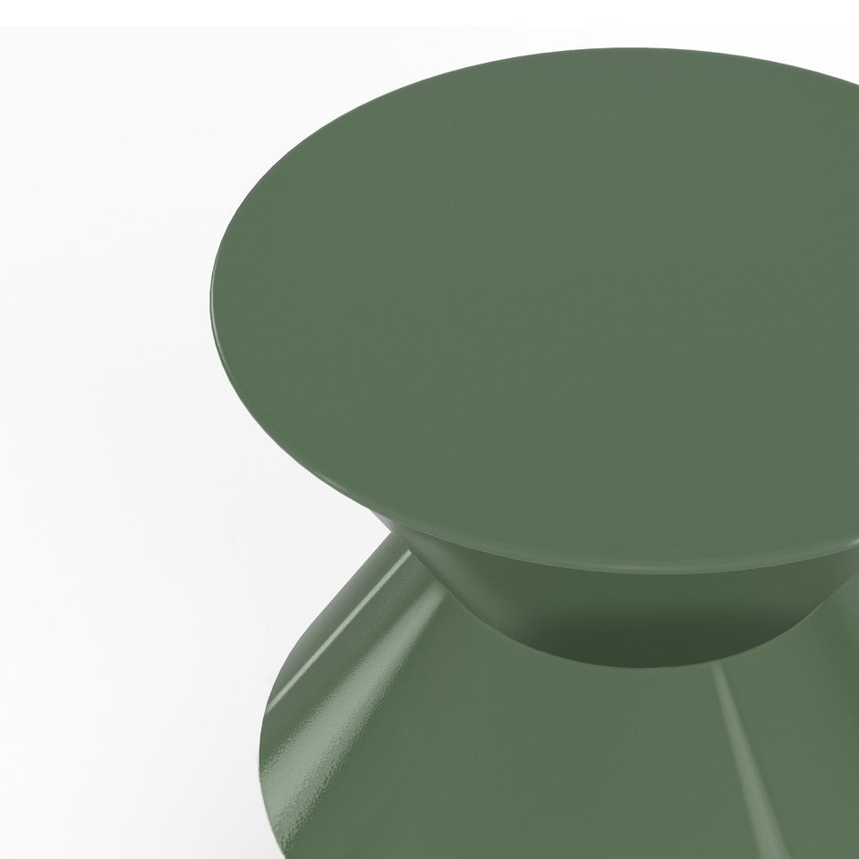 Table d'appoint Irène vert kaki