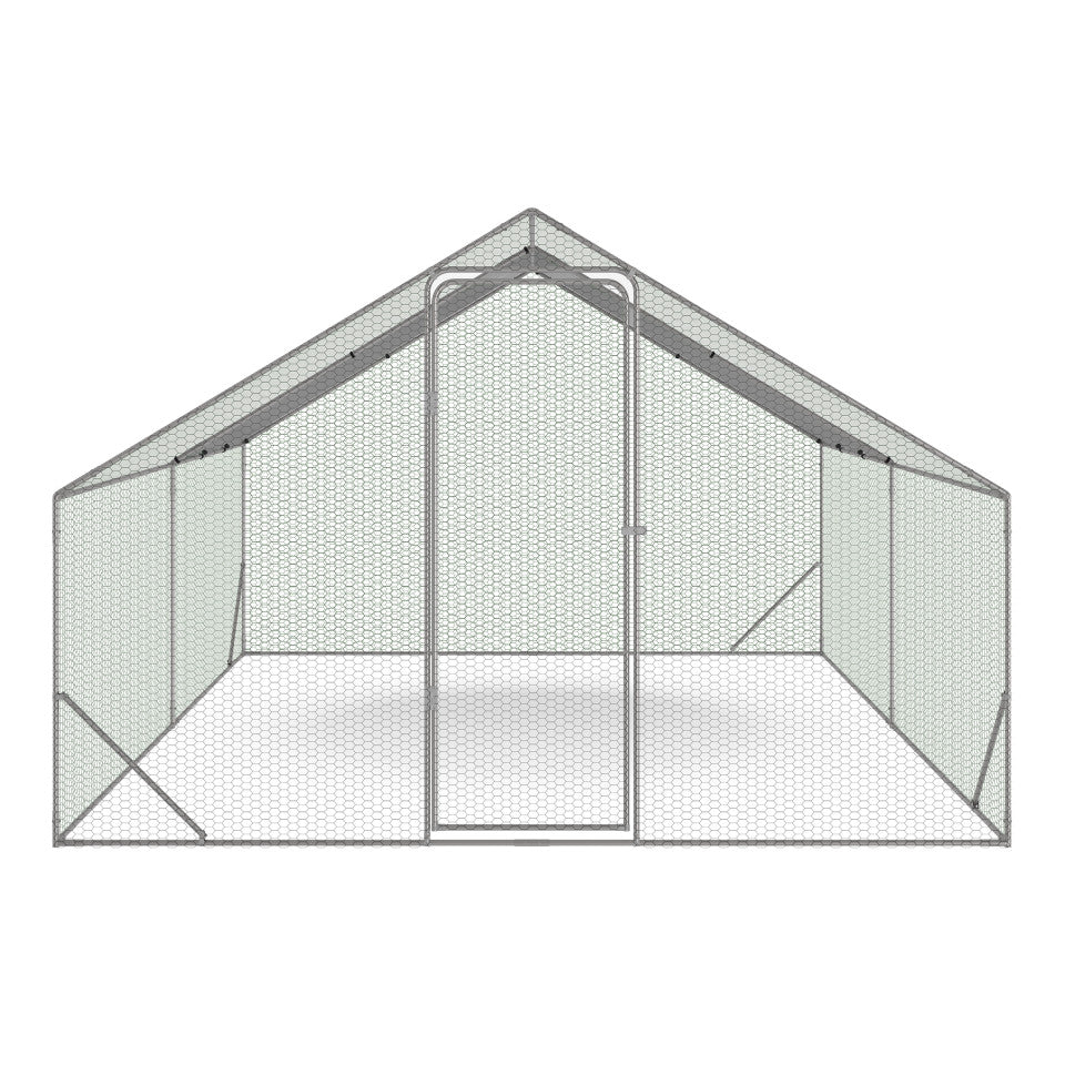 Enclos grillagé pour poules 12m² - 3x4m