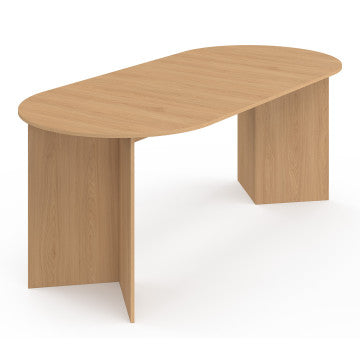Table à manger extensible Gabin 200-300cm effet hêtre