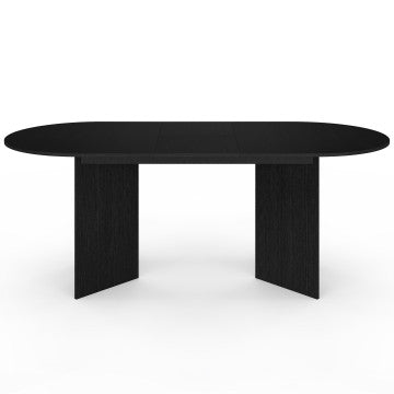 Table à manger extensible Gabin 160-200cm noire