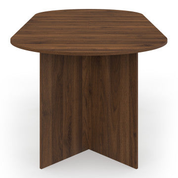 Table à manger extensible Gabin 160-200cm effet noyer