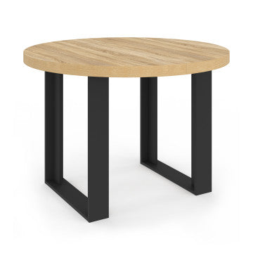 Table à manger ronde extensible Brixton Ø110-150cm
