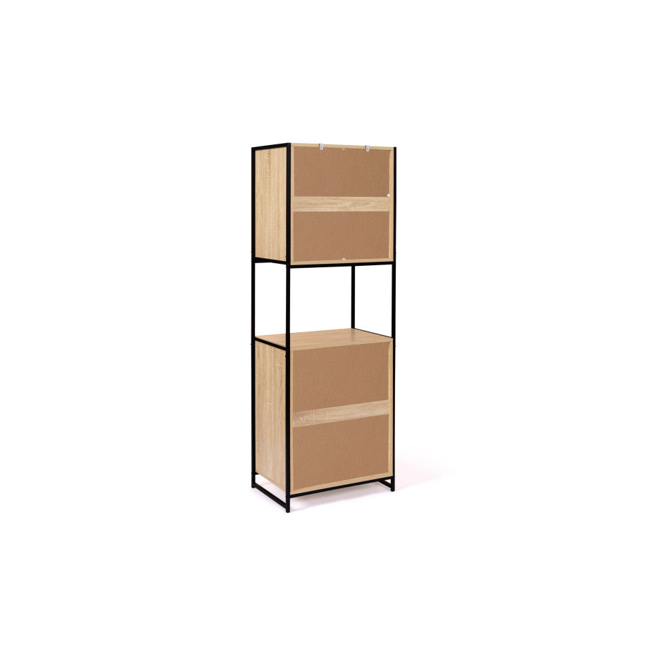 Meuble de cuisine / Vaisselier Memphis 2 niveaux 60x170cm