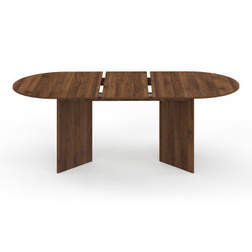 Table à manger extensible Gabin 160-200cm effet noyer