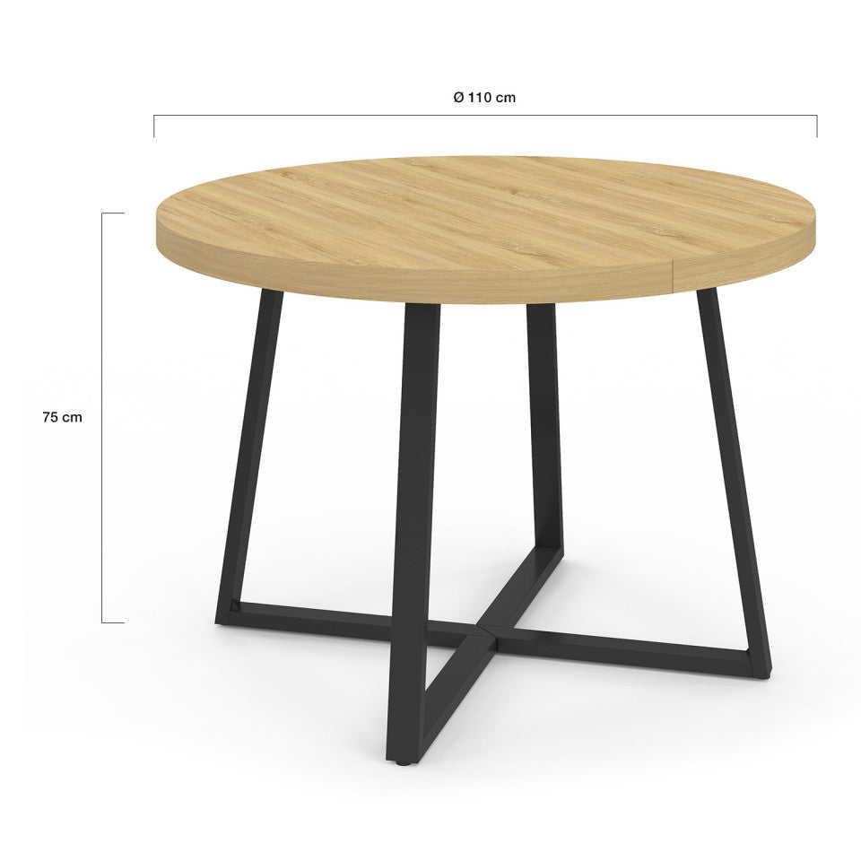 Table à manger ronde Sana Ø110cm