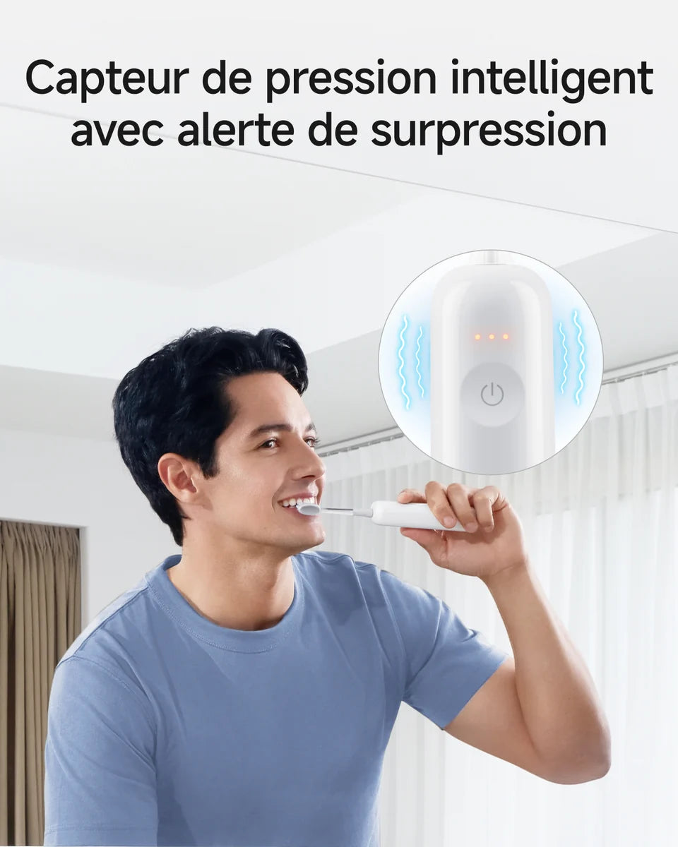 Brosse à dents Wave blanche