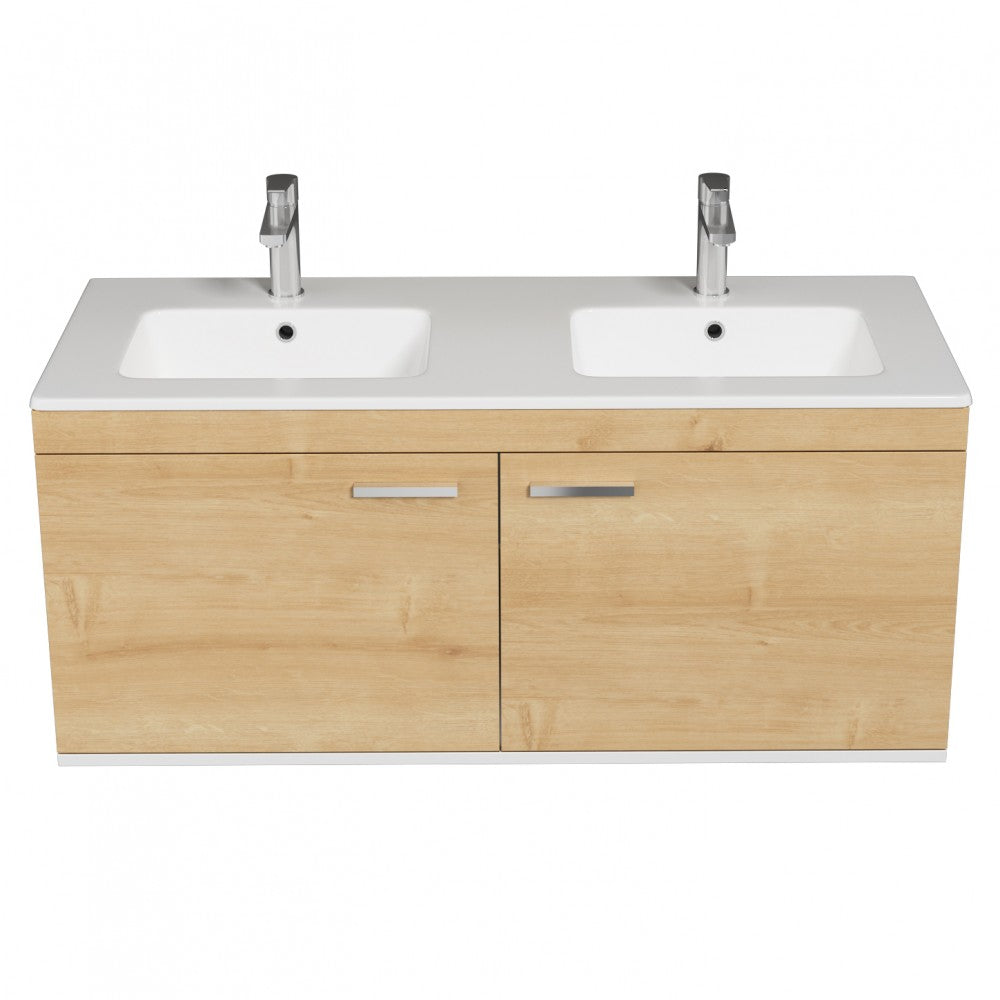 Meuble double vasque Rubite 2 portes 120 cm