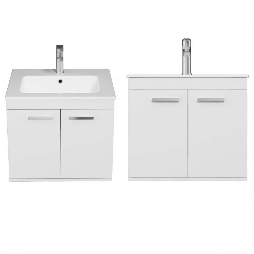 Meuble simple vasque Rubite 2 portes 60 cm