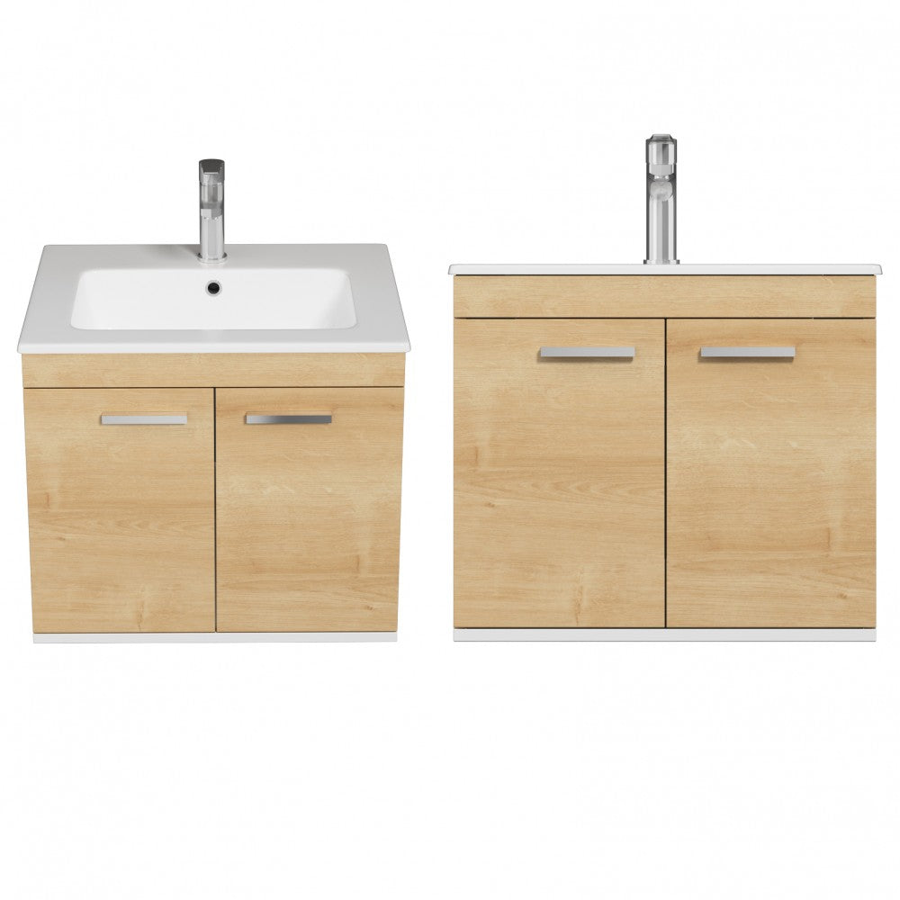 Meuble simple vasque Rubite 2 portes 60 cm
