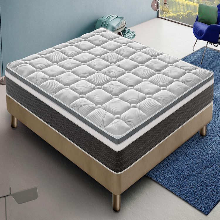 Matelas mousse Anna - Accueil mémoire de forme - Epaisseur 30 Cm
