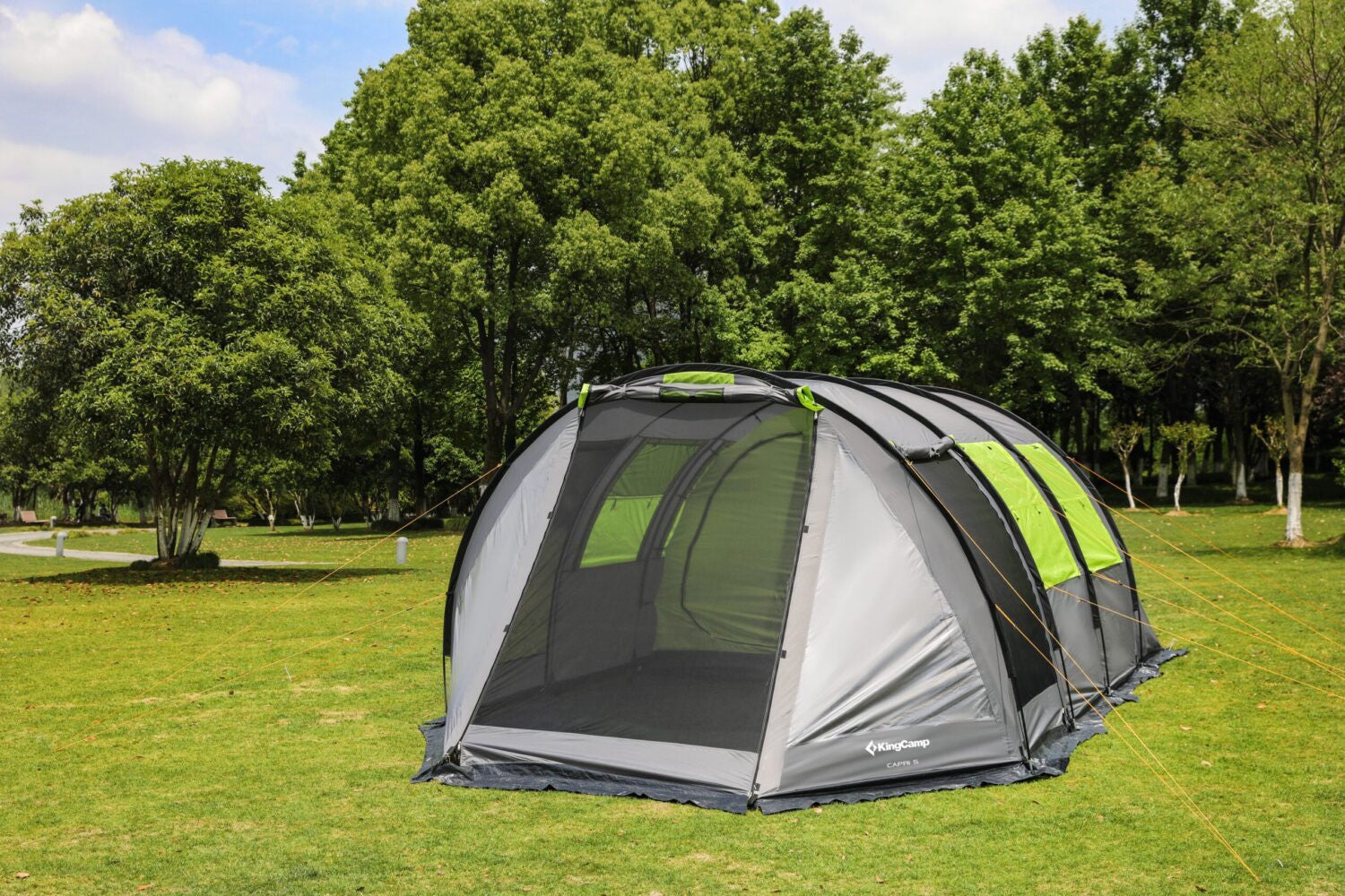 Tente de camping familiale 4 places Capri - Kingcamp - Dimension : 570 x 320 x 200 cm