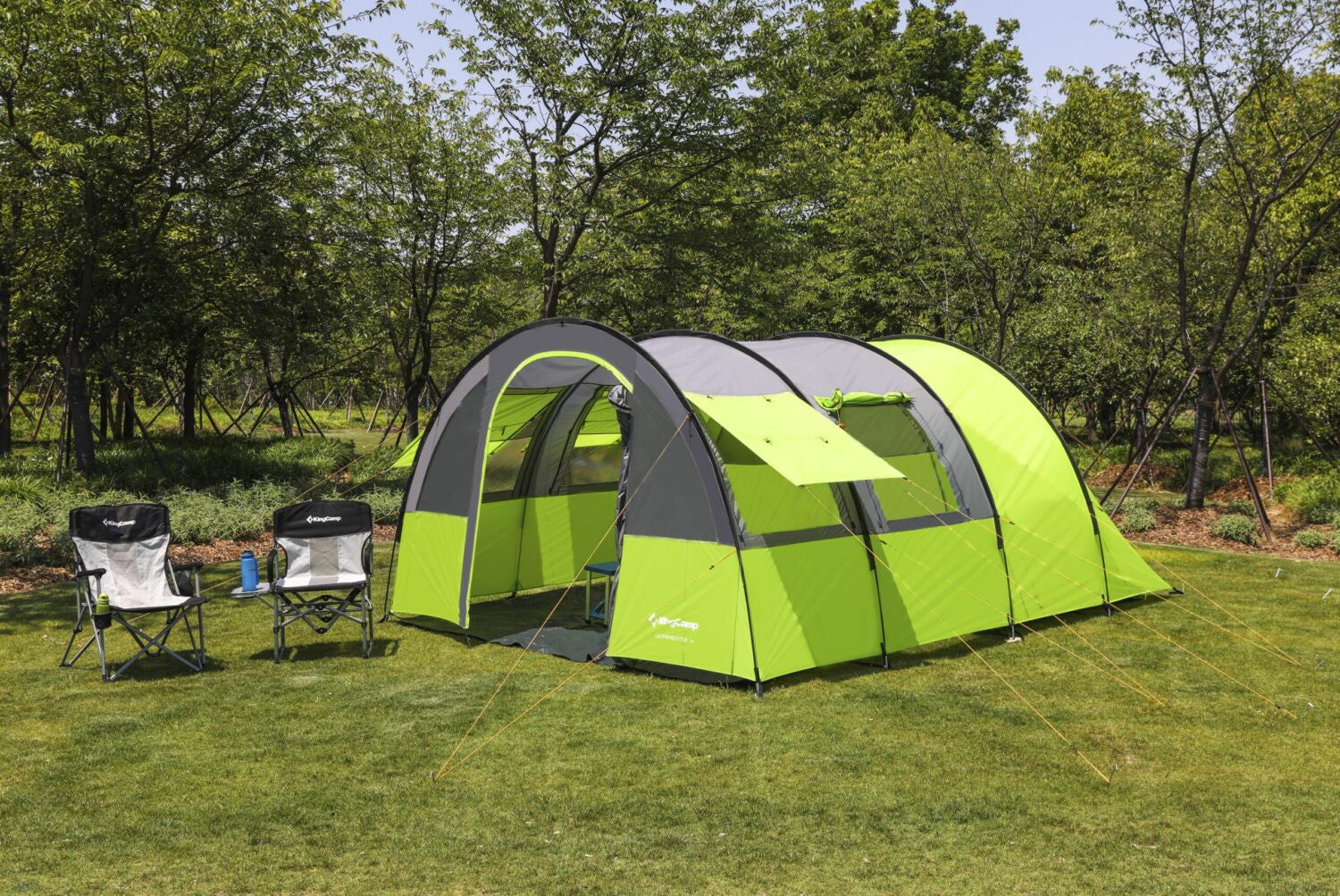 Tente de camping familiale 4 places Sorrente - KingCamp - Dimensions : 480 x 340 x 200 cm