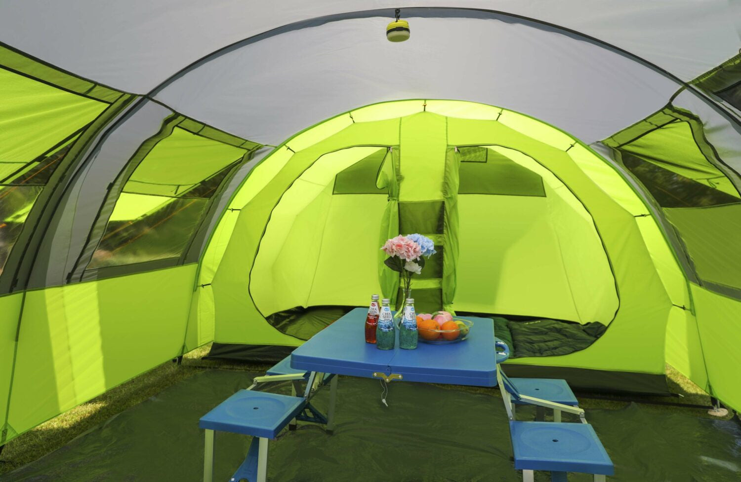 Tente de camping familiale 4 places Sorrente - KingCamp - Dimensions : 480 x 340 x 200 cm