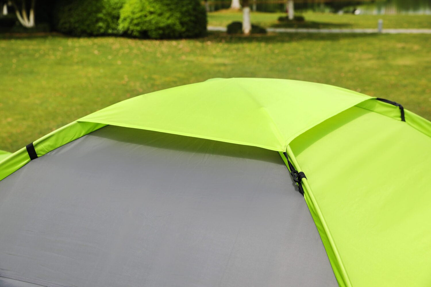 Tente de camping familiale 4 places Temi - Kingcamp - Dimensions : 500 x 220 x 200 cm