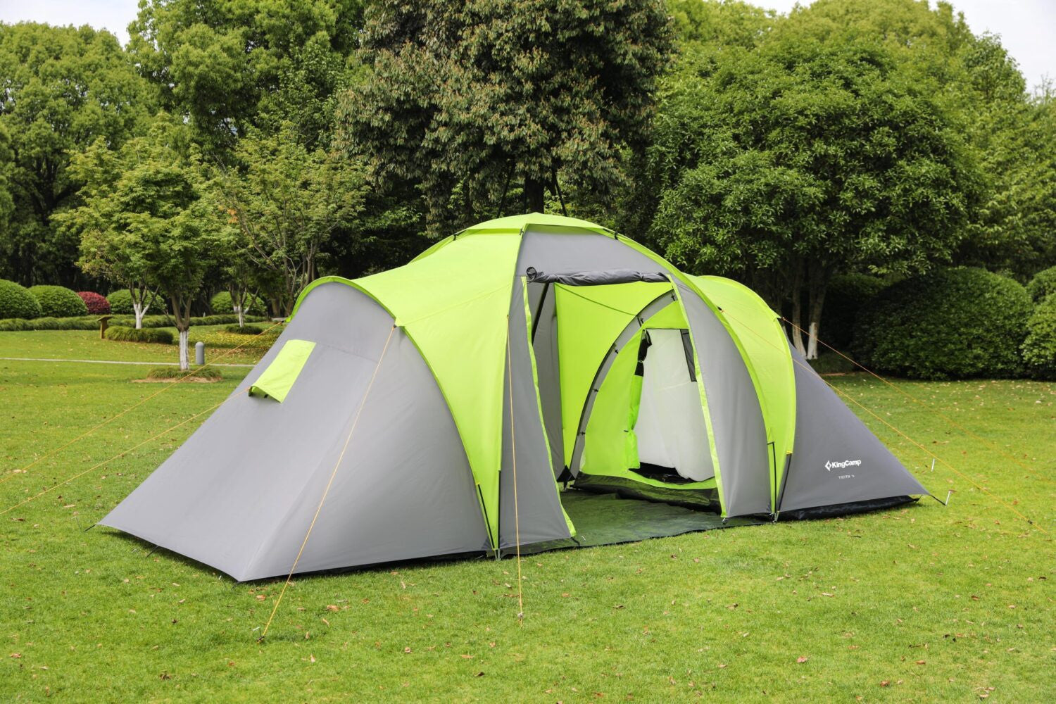 Tente de camping familiale 4 places Temi - Kingcamp - Dimensions : 500 x 220 x 200 cm