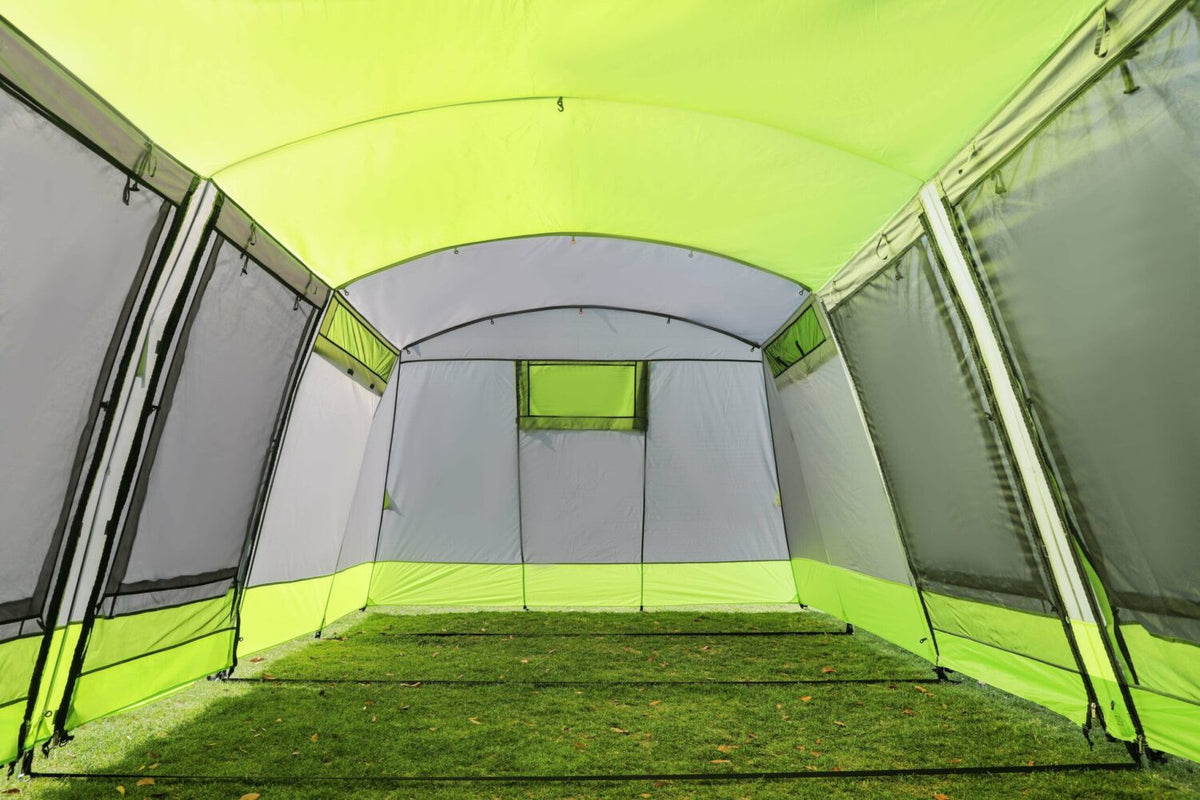 Tente de camping familiale 8 places Verona - Kingcamp - Dimensions : 700 x 310 cm