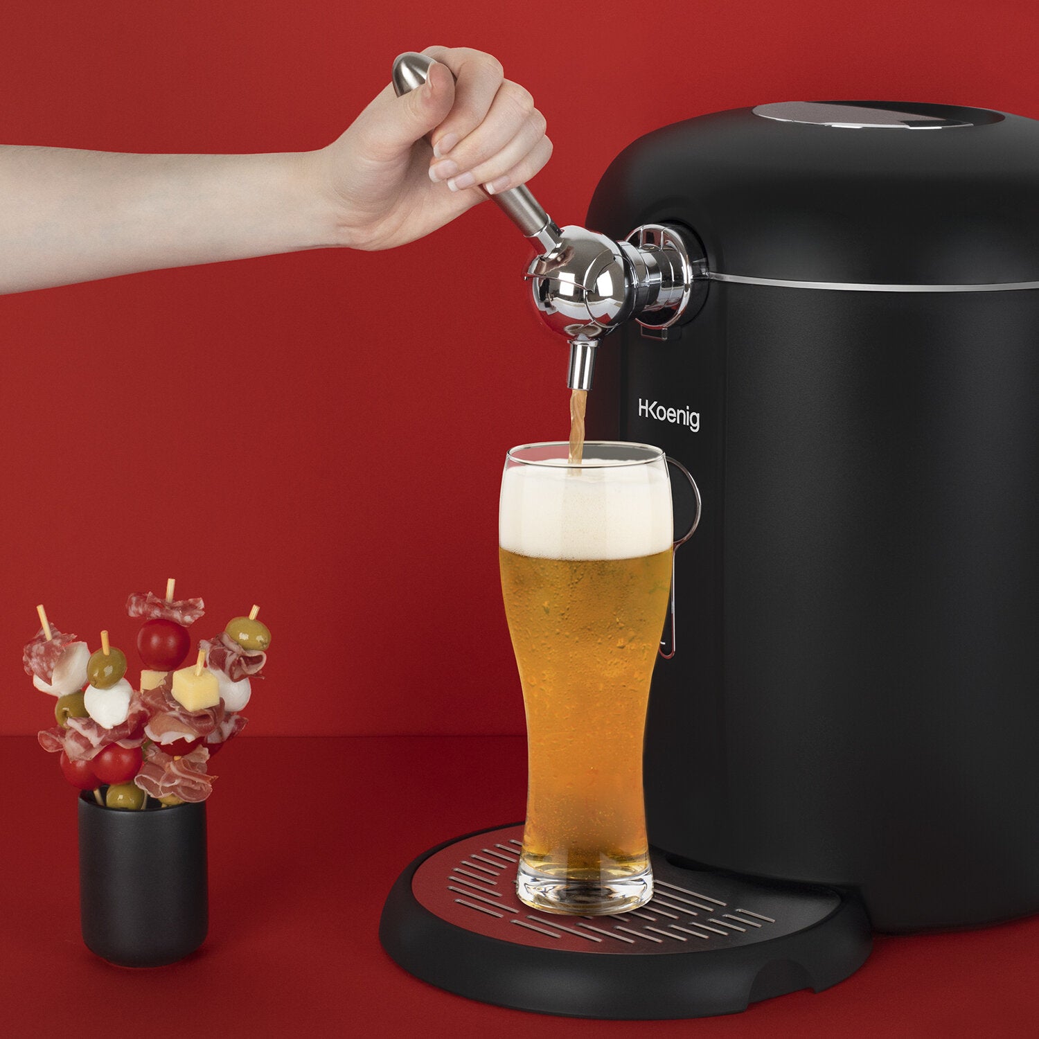 Tireuse à bière - 6l - fûts universels - écran led - 3°c à 12°c