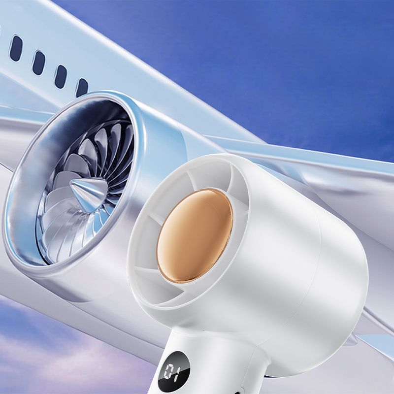 Ventilateur turbo nomade blanc compact