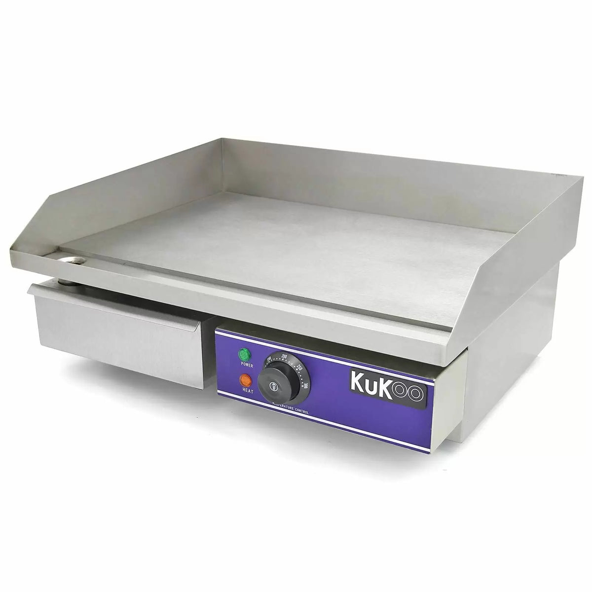 Kukoo plancha  acier inoxydable de 50 cm