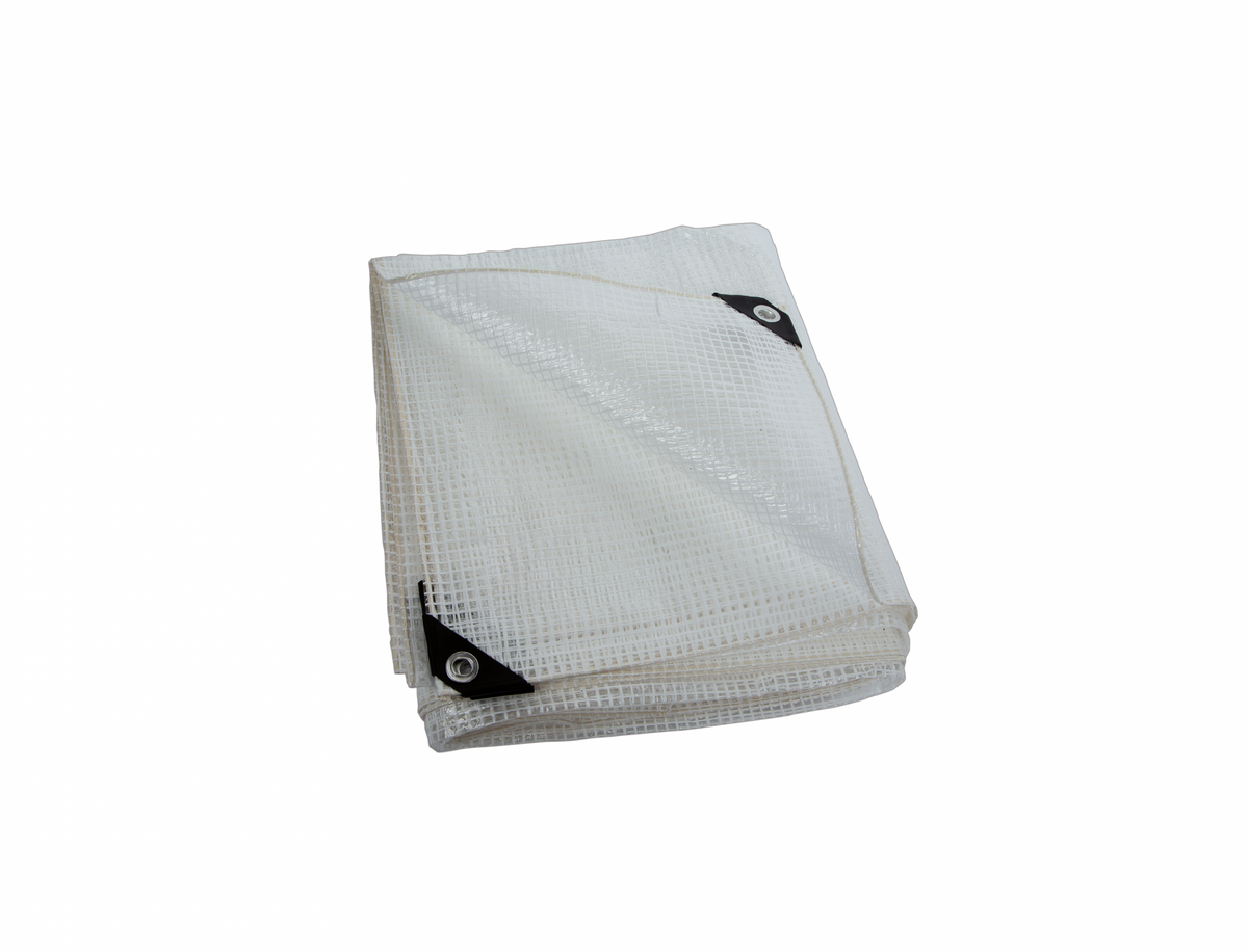 Bâche de protection renforcée 170 g / m2 - Blanche