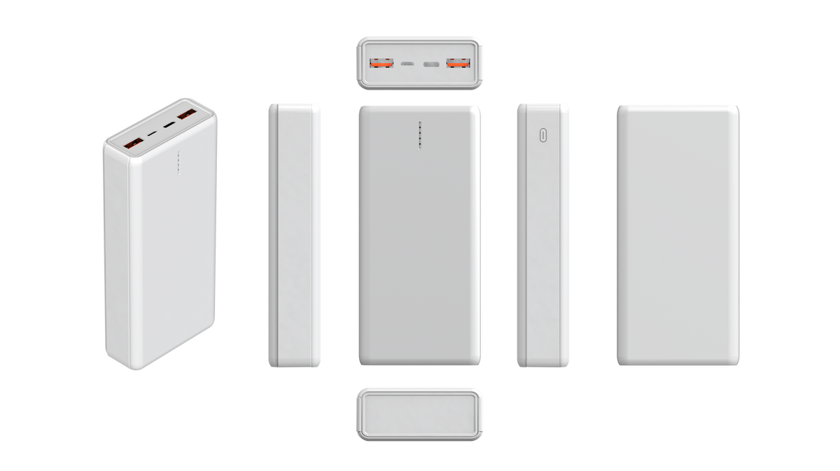 Chargeur mobile Blanc Mammoth 20.000 mAh FlinQ