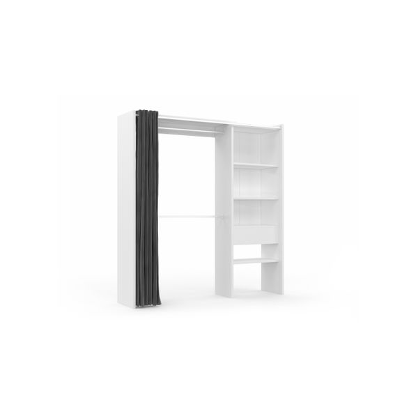 Dressing Aline extensible 120-170cm blanc