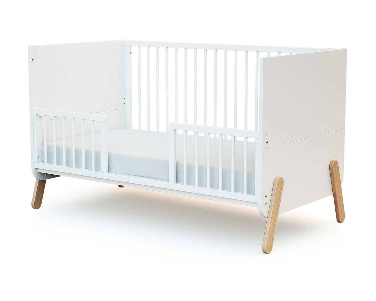 Barrière de lit bébé en bois SEREN Blanc 120 cm